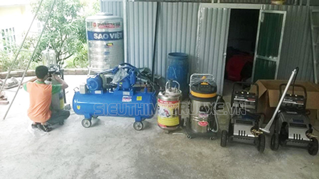 tiệm rửa xe trà vinh