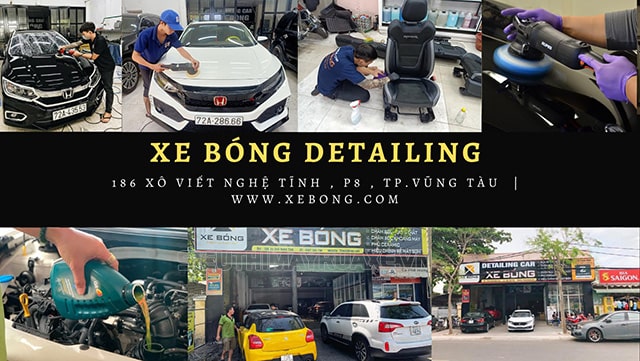Tiệm rửa xe Vũng Tàu Detailing Xe Bóng