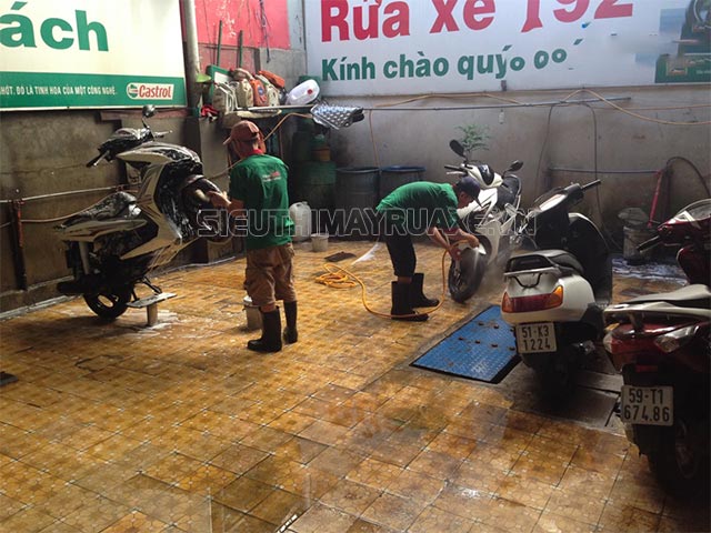 tiêu chí mở tiệm rửa xe