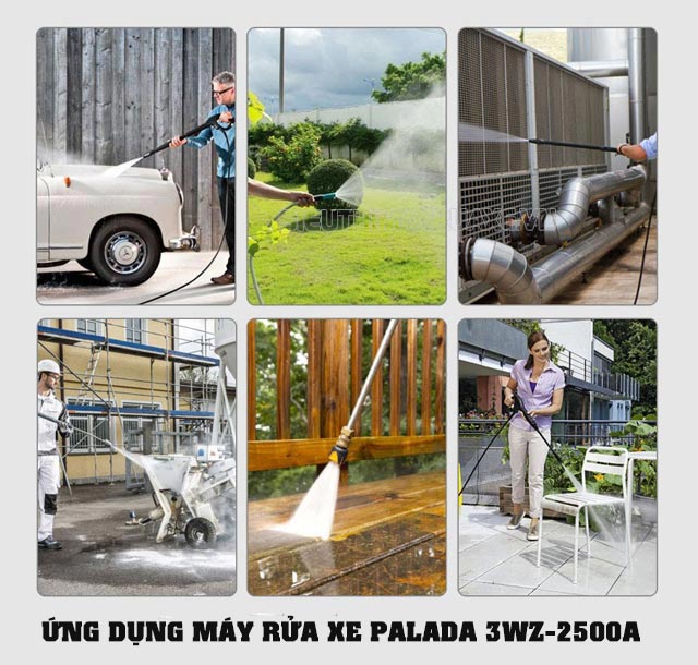 Model Palada 3WZ-2500A đáp ứng được nhiều công việc khác nhau