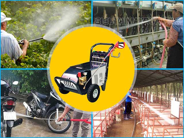 Những ứng dụng của máy bơm rửa xe Palada 18M17.5-3T4 trong đời sống