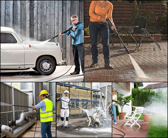 ưu điểm máy xịt rửa xe cao áp