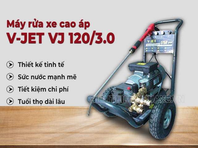V-Jet VJ 120/3.0 sở hữu nhiều ưu điểm khiến người dùng vô cùng hài lòng