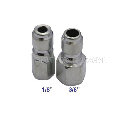 Khớp nối nhanh 1/8 - 3/8 inch kiểu đầu đực đầu cái